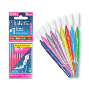 Piksters Interdental Brushes 10 Pack (Sizes 000 - 9)